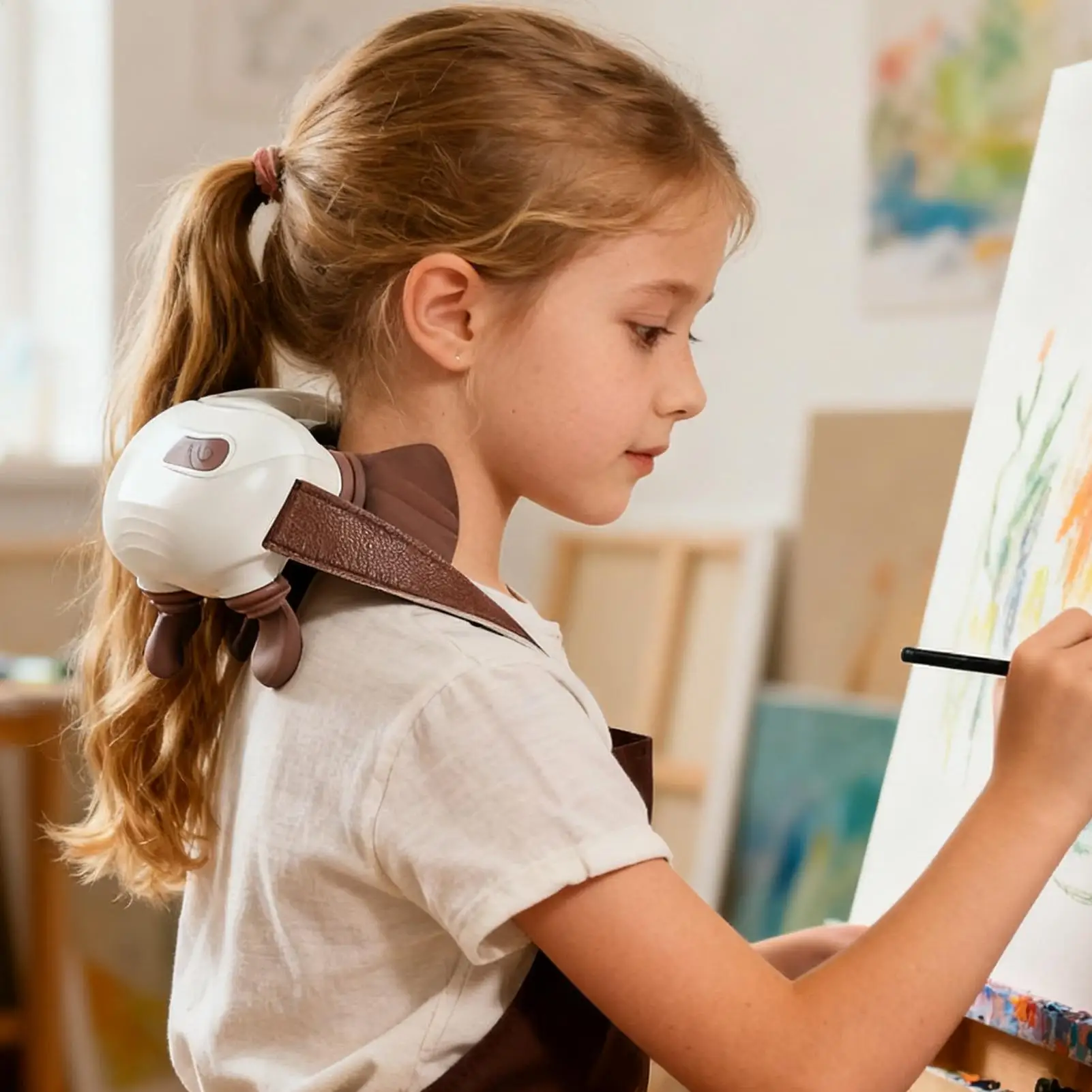 

Массажер для шеи, инструменты для теплового массажа, перезаряжаемый массажер для глубокой спины и шеи для женщин, папы, мамы, домашнего офиса, тренажерного зала, работы, путешествий, упражнений