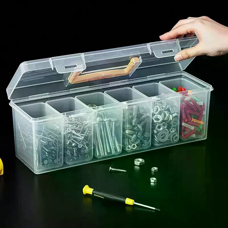 Tool Parts Storage Box Set Multi-Compartment Tool Organizer,Sorting Box For Screws,Wrenches,Hardware Accessories,and Toys 1/7pcs