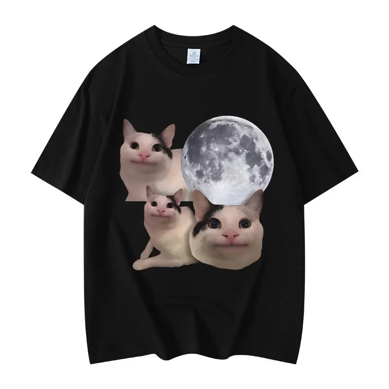 

Funny Beluga Cat Meme Graphic T Shirts High Quality Fashion Short Sleeve T-shirts Men Women Casual Oversized T-shirt Streetwear