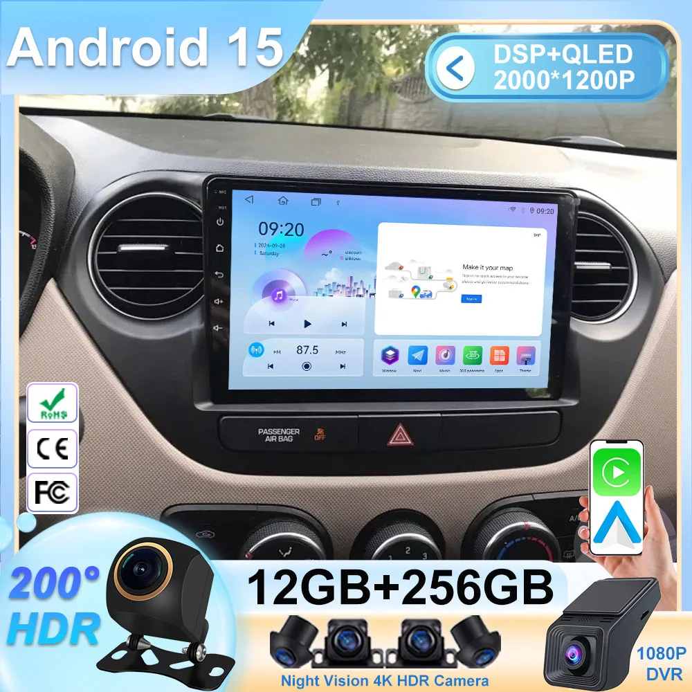 ΠΠ²ΡΠΎΠΌΠΎΠ±ΠΈΠ»ΡΠ½ΡΠΉ ΠΌΡΠ»ΡΡΠΈΠΌΠ΅Π΄ΠΈΠΉΠ½ΡΠΉ ΠΏΠ»Π΅Π΅Ρ Android Π΄Π»Ρ Hyundai Grand i10 2013-2018, Π°Π²ΡΠΎΡΠ°Π΄ΠΈΠΎ, GPS-Π½Π°Π²ΠΈΠ³Π°ΡΠΈΡ, 4G Carplay, QLED, ΡΠ΅Π½ΡΠΎΡΠ½ΡΠΉ ΡΠΊΡΠ°Π½, Π±Π΅Π· 2DIN DVD ΠΠ²ΡΠΎΠΌΠΎΠ±ΠΈΠ»ΡΠ½ΡΠΉ ΠΌΡΠ»ΡΡΠΈΠΌΠ΅Π΄ΠΈΠΉΠ½ΡΠΉ ΠΏΠ»Π΅Π΅Ρ Android Π΄Π»Ρ Hyundai Grand i10 2013-2018, Π°Π²ΡΠΎΡΠ°Π΄ΠΈΠΎ, GPS-Π½Π°Π²ΠΈΠ³Π°ΡΠΈΡ, 4G Carplay, QLED, ΡΠ΅Π½ΡΠΎΡΠ½ΡΠΉ ΡΠΊΡΠ°Π½, Π±Π΅Π· 2DIN DVD