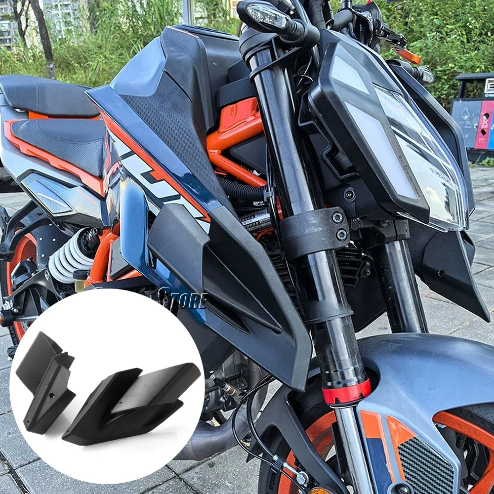 

Для KTM 390 Duke 390 Duke 390 DUKE 2024 2025 мотоциклетные голые спойлеры с фиксированным крылышком, боковой аэродинамический обтекатель, дефлекторы крыльев