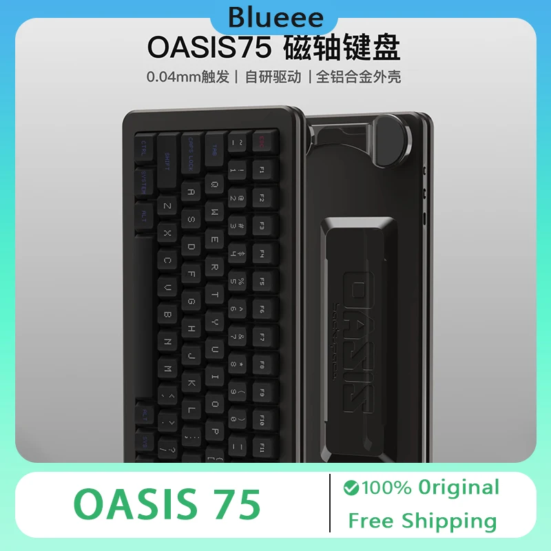 

BACKSPACE OASIS 75 Gaming Keyboard Magnetic Switch Wired Keyboard Customized Hot Swap Esports 84Keys RGB RT Gamer Accessories