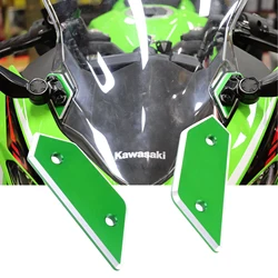 Motorcycle CNC Rearview Mirror Block Off Plates Decorative Cover Mirror Hole Cap Base for Kawasaki NINJA400 Ninja 400 500 650