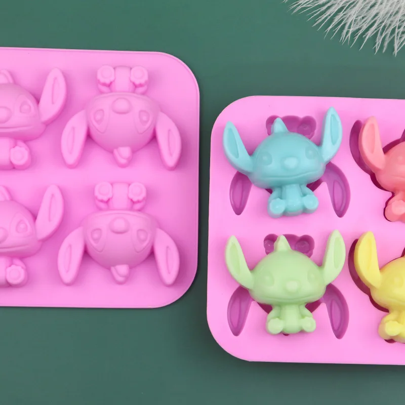 4 Even Cartoon Star Baby Silicone Cake Mold Chocolate Handmade Soap Mold DIY Kitchen Baking Tools DH984