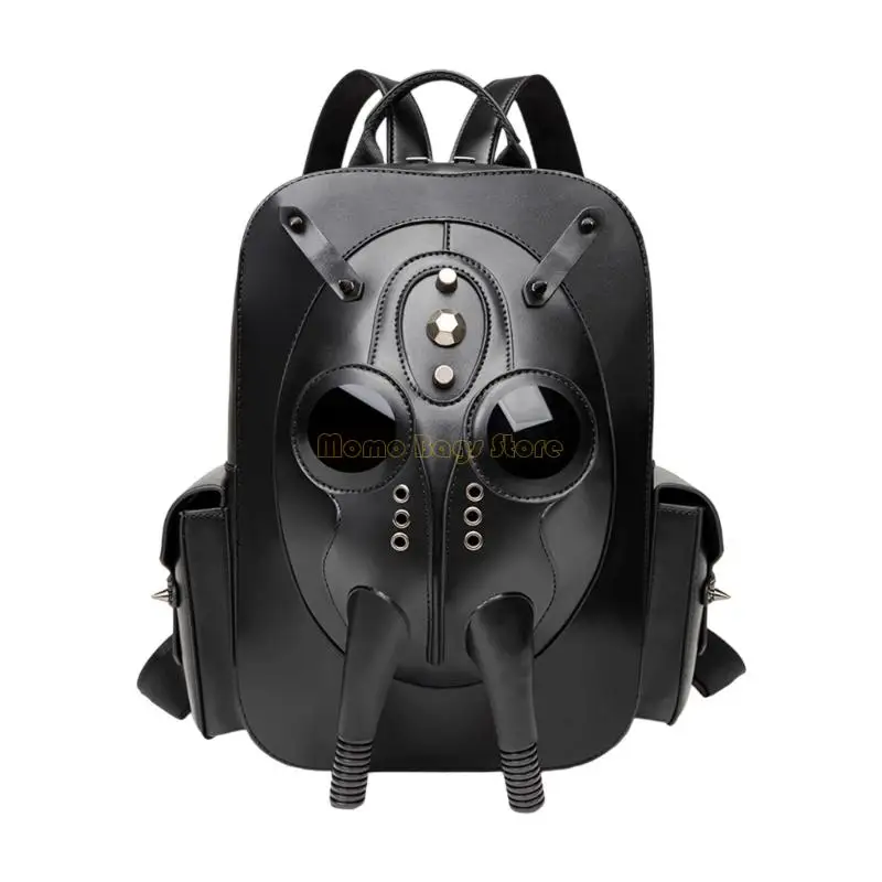 

X90D Novelty Predalien Design School Bag Gothic Punk Large Storage Book Bag