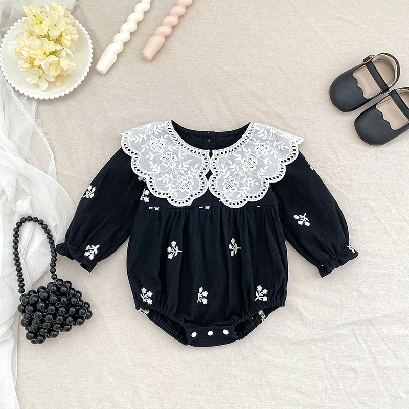 فستان أطفال لخريف 2025 للأخوات من عمر 0 إلى 7 سنوات فستان بناتي مطرز بالزهور فساتين أميرات للأطفال رومبير قطني للفتيات الصغيرات