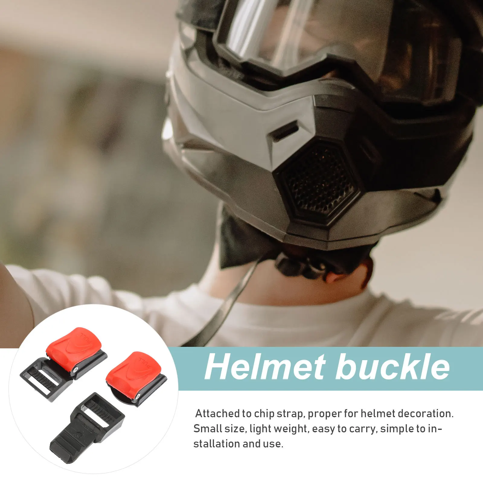 

10Pcs Safety Buckles ABS Iron Motorcycle Quick Release Buckle Chip Strap Replacement Chin Strap Buckle Motorcycle