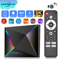 R69 Plus Android14  Tv Box Allwinner H728 WiFi 6 Ultra HD 8K Smart Octa-core ARM Cortex A55 5G Bluetooth 5.0 1000M Set Top Box