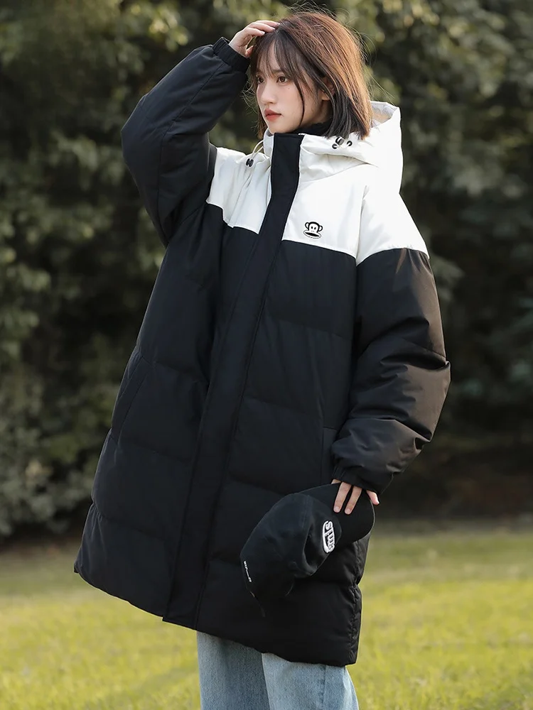 

PaulFrank Thiened Cotton Jaet Men's Winter Warm Coat Long Sve Zipper Closure Hooded Cleanfit Polyester Casual Outerwear