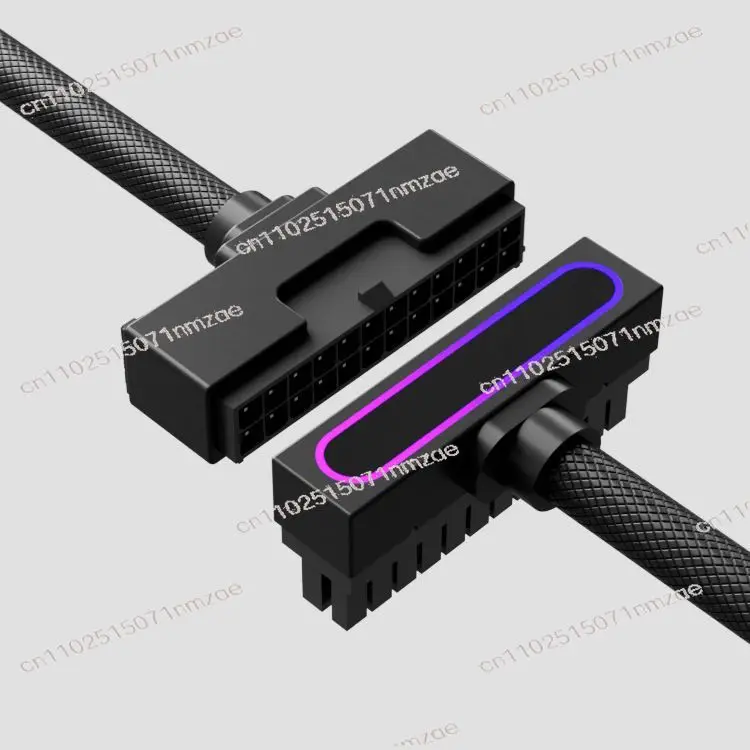 First-line Connection ARGB Shenguang Synchronization Computer Power Extension Cable ATX24PIN Extension Cable - view 3