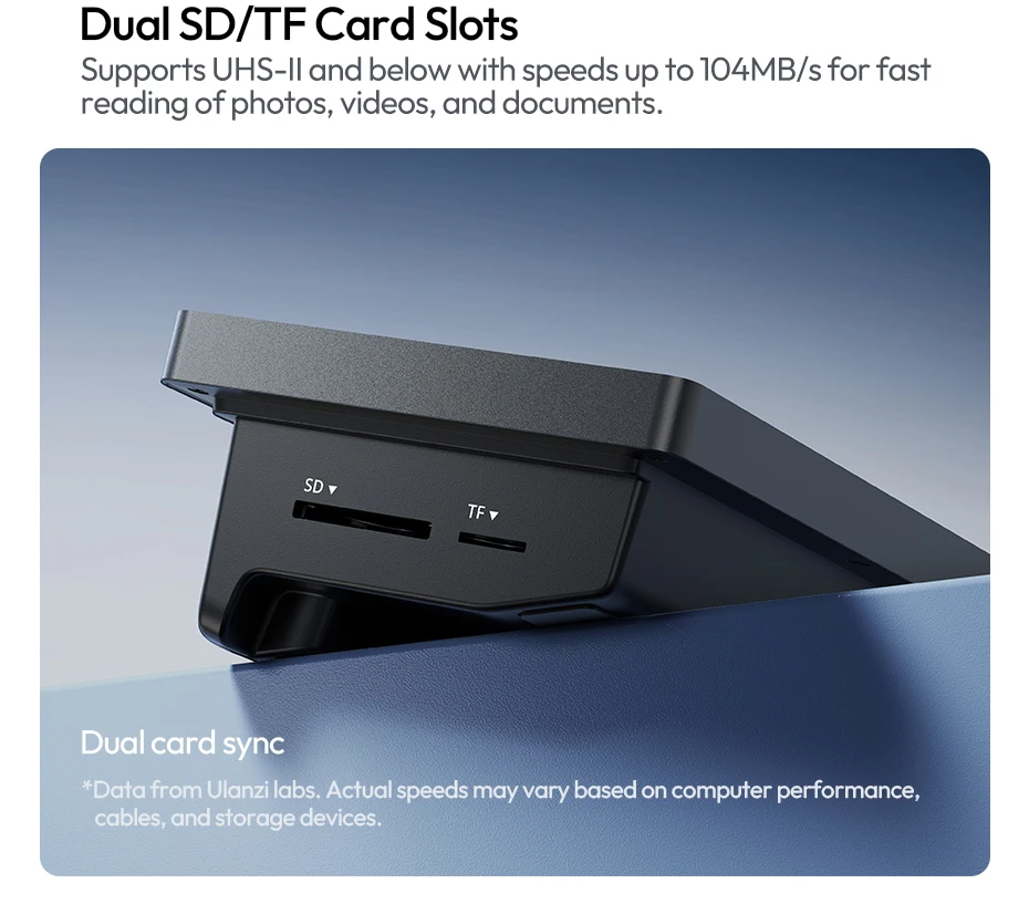 Ulanzi D200H Deck Dock Streaming-Controller 7-in-1 Dockingstation für Schreibtisch Intelligente Beleuchtungssteuerung Büroassistent Studio – Detail 11