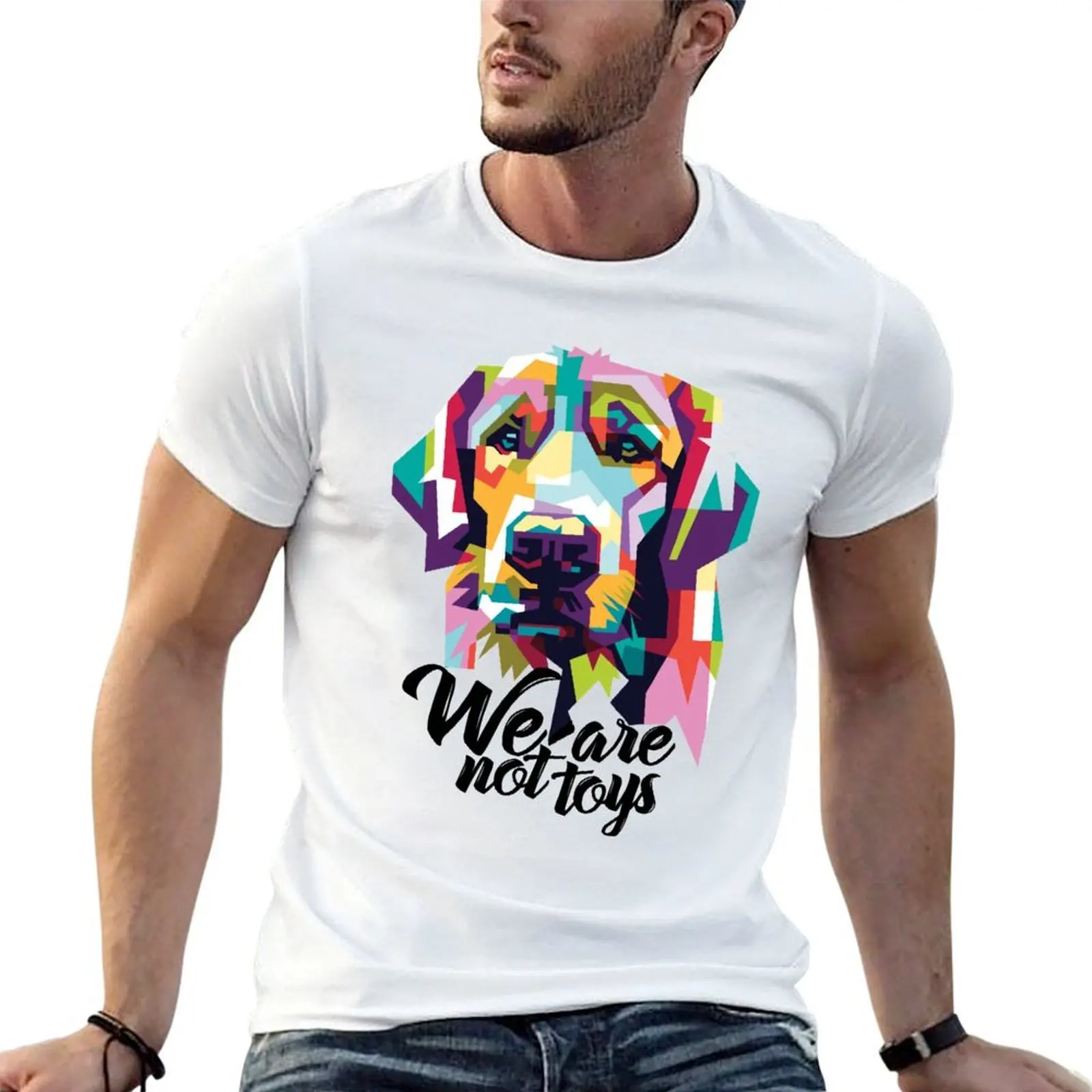 

We Are Not Toys - Animal Rights T-Shirt man t shirt heavy cotton t shirts with prints t shirts designer T-shirt