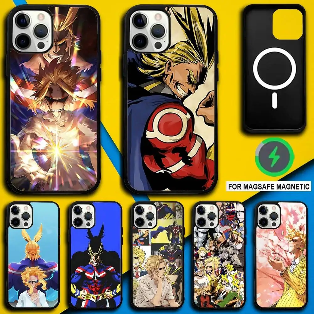 

A-All Anime M-Might Phone Case For iPhone 17,16,15,14,13,12,11,Pro,Max,Plus,Mini,SE4,E Magnetic Magsafe Wireless Charging