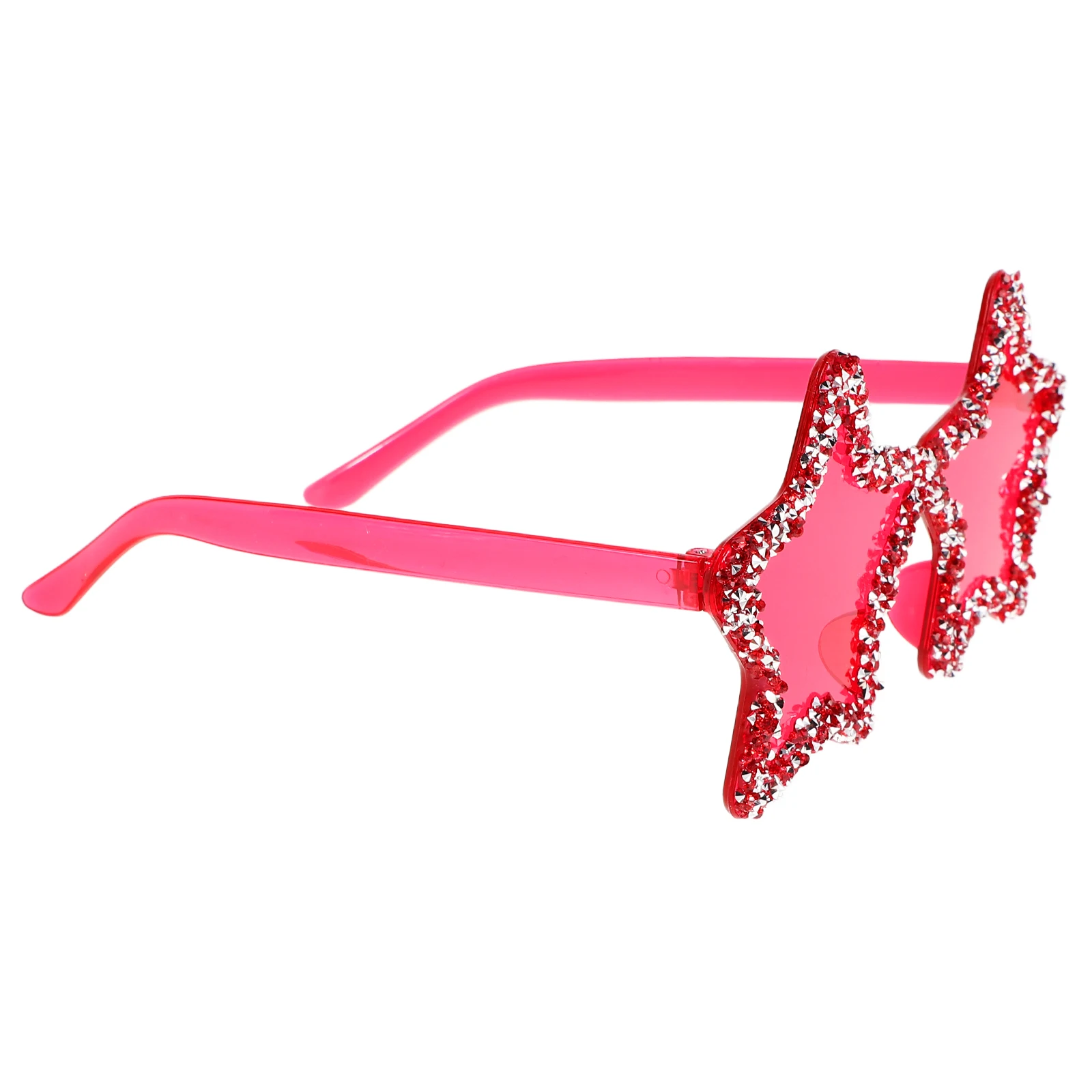 

Star Shaped Rimless Sunglasses Unique Design Party Festival Halloween Bachelorette Disco Costume Eyewear Uv Protection Fun