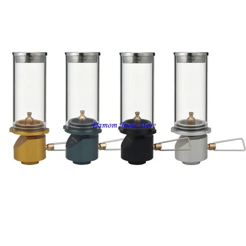 57BE مصباح غاز للتخييم في الهواء الطلق يشبه الحلم على شكل شمعة مصباح إضاءة غاز البوتان #3