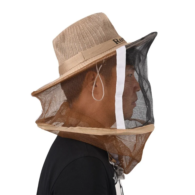 Bee protection hat Bee protection hat Beekeeping Beekeeper Hat Garden Guard Anti Mosquito Bee Insect Bug Face Head Veil view 6