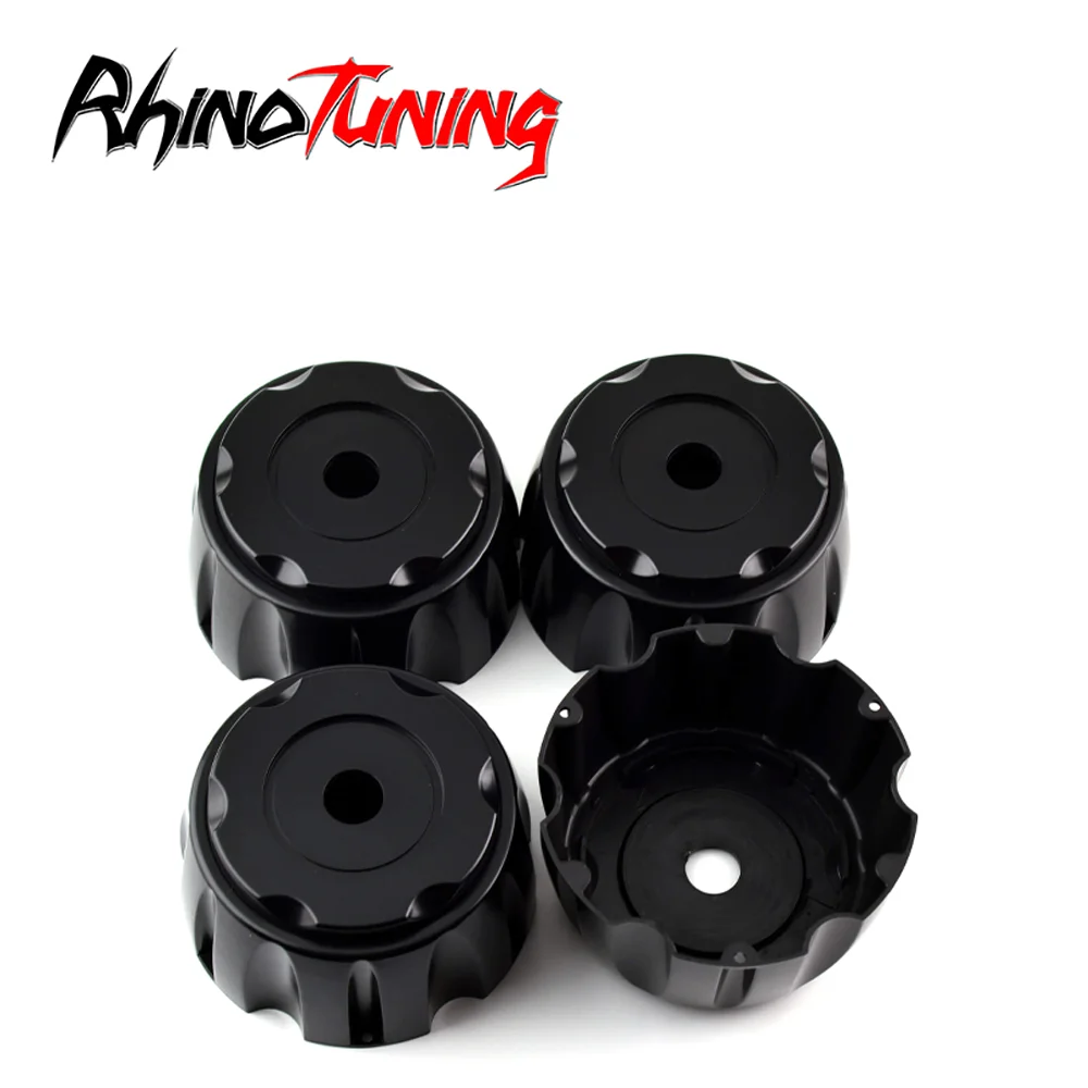 Rhino Tuning 1pc/4pcs Center Cap Cover Wheel Hub Auto Replacement Parts Interior Accessories Tire Rim Cover Protector Decoration