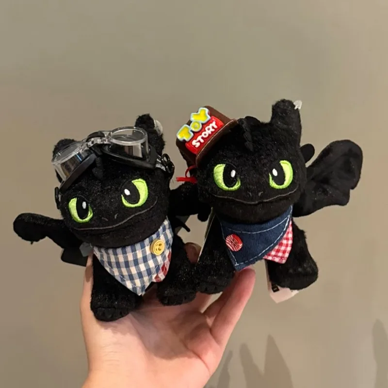 Potdemiel Genuine How To Train Your Dragon Cute Toothless Plush Toy Pendant Bag Pendant Keychain Girl Christmas Gift