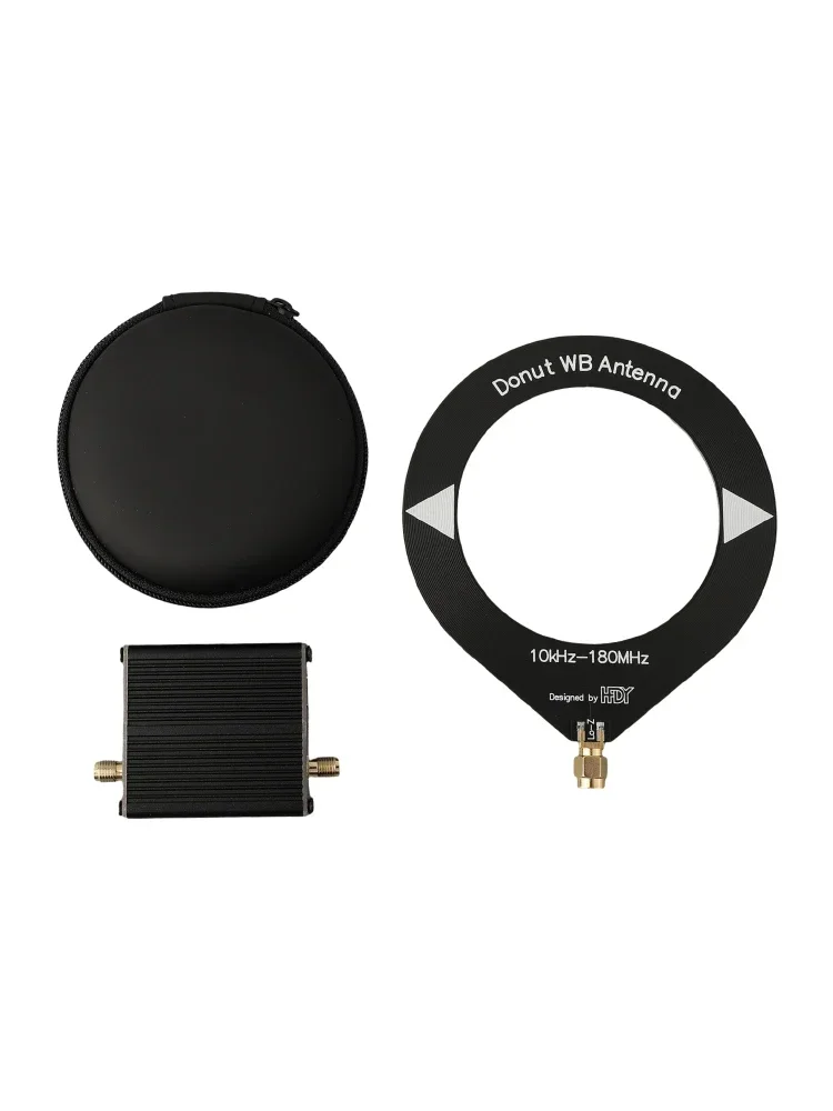 Mini Loop Antenna HFDY Malahiteam Radio Strong Compatibility 10kHz-180MHz Frequency Impedance Loop Walkie-talkie