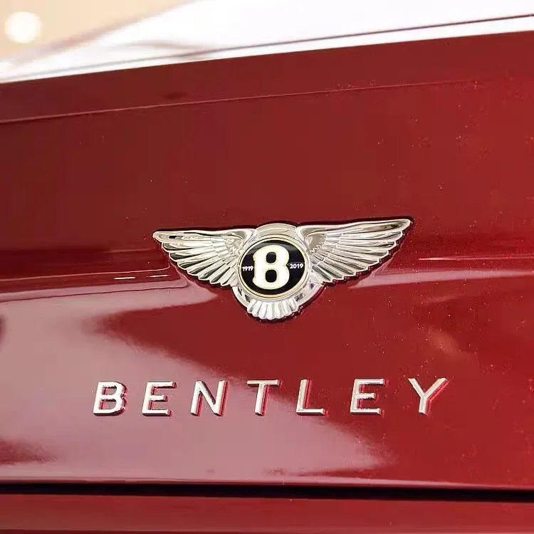 Car 3D trunk logo letter badge sticker Bentley logo Bentley Continental gt Bentley Bentayga Bentley Flying Spurlogo accessori