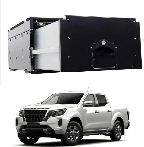 

Off-road Car Accessories Cargo Tool Box System With Roller Drawer For Nissan Navara NP300