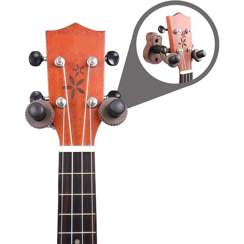 Wood Guitar Hanger Wall Hook Holder Stand Accessories,For Acoustic Electric Guitar Bass Folk Ukulele Violin