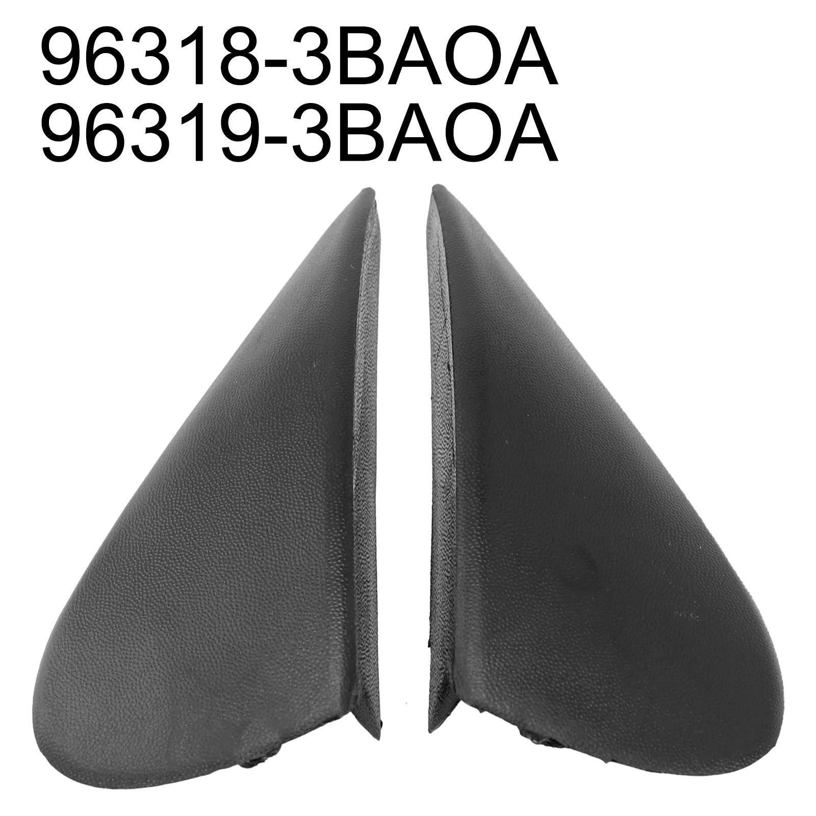 

1Pair Car Side Mirror Corner Triangle Cover Trim For Nissan Versa 2012 2013 2014 2015 2016 2017 2018 2019 For Front,Left,Right