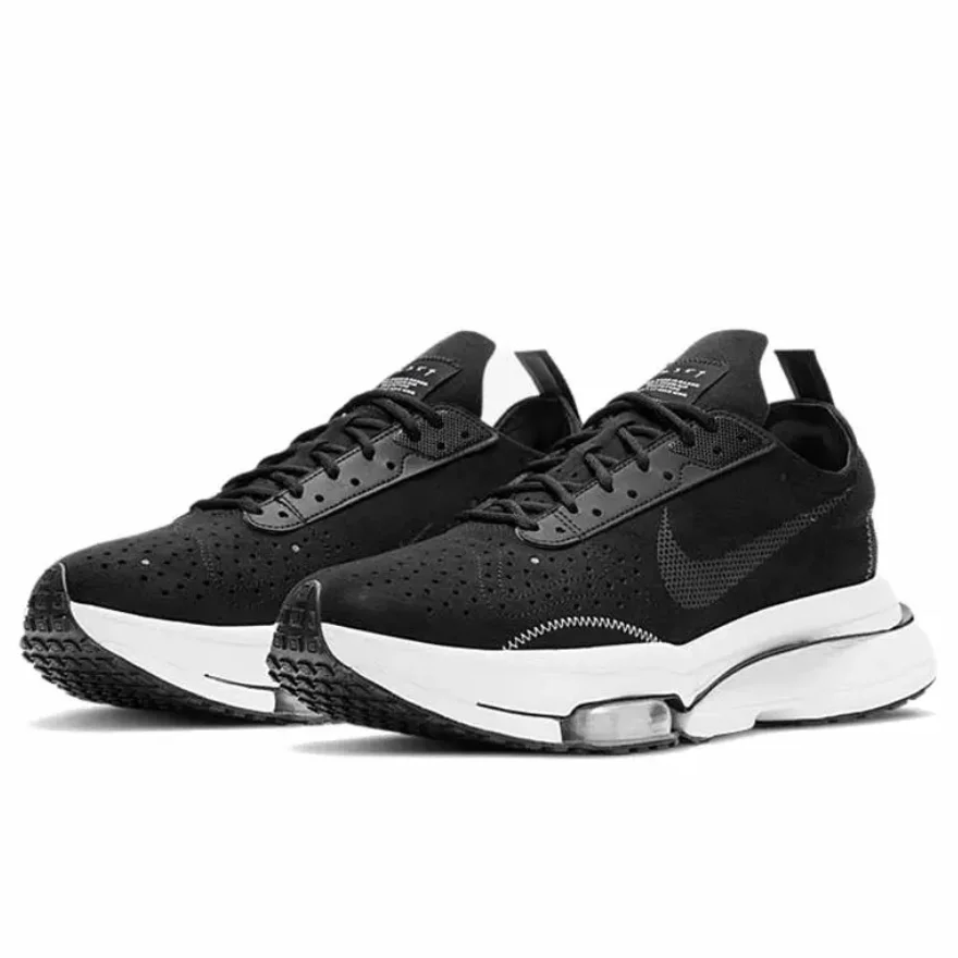 Nike อินเทรนด์แฟชั่นอเนกประสงค์สปอร์ตสบายไลฟ์สไตล์ต่ํารองเท้าลําลอง unisex สีดําสีขาวและสีเทา