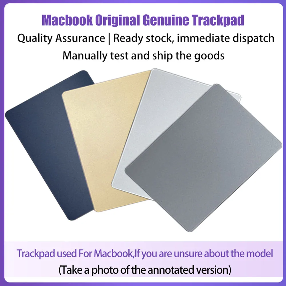 Oryginalny trackpad do MacBooka Air A2681 A2941 A3113 z kablem flex, szary, srebrny, złoty, midnight, zamienny touchpad — zdjęcie produktu 6