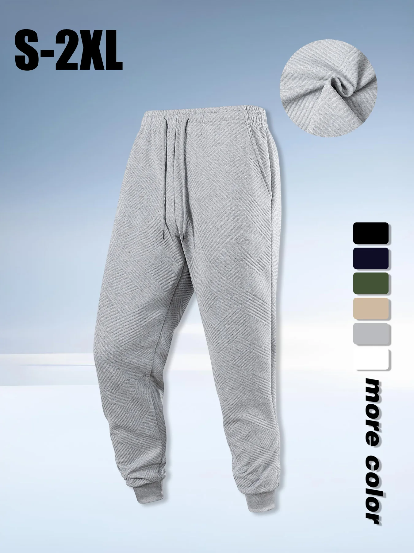 السراويل الرجالية الخريف جديد الرياضة الركض السراويل اللياقة البدنية فضفاضة تناسب الملابس بلون الزي الشارع الشهير السراويل في الهواء الطلق الشارع الشهير