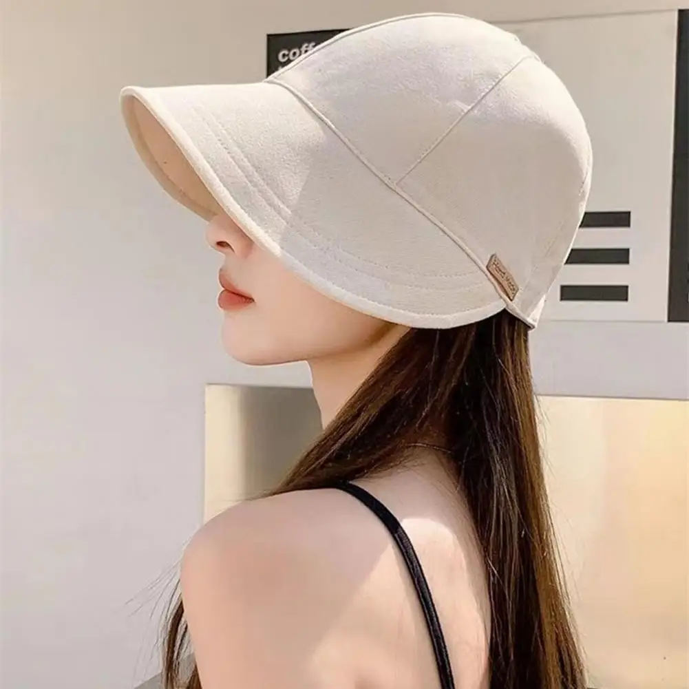 

Foldable Wide Brim Sun Hat Drawstring Adjustable Caps for Men Women Beach Hats Summer Quick-drying Visors Fisherman Cap