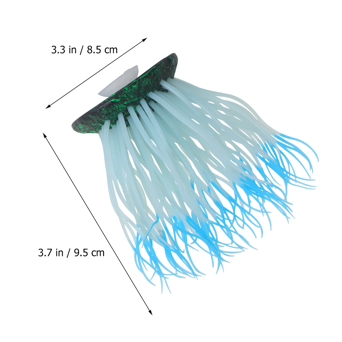 

Artificial Coral Fish Tank Decoration Lifelike Soft Coral Tree Aquarium Decor Plastic Flowers Safe Durable Easy Cleaning Fish