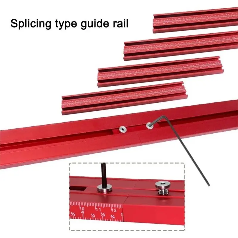 【HOUSEHOLD GOODS】Circular Saw Cutting Positio Positioner 2-In-1 Parallel Guide Rail System Track Saw Angle Clamp, Aluminum Guide