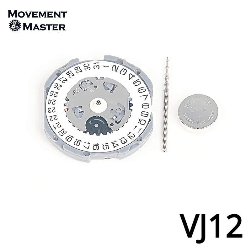 TMI VJ12 Movement VJ12B Quartz Movement 3 Hands Date At 3/6 Japan New Original Watch Mouvement Accessories