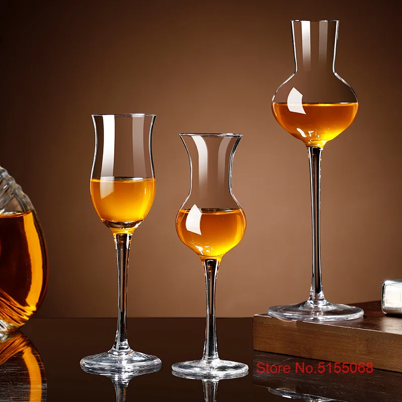 Graceful Tulip Design Whiskey Snifer Cognac Brandy Goblet Handmade Crystal Whisky Copita Nosing Glass liquor Wine Tasting Cup