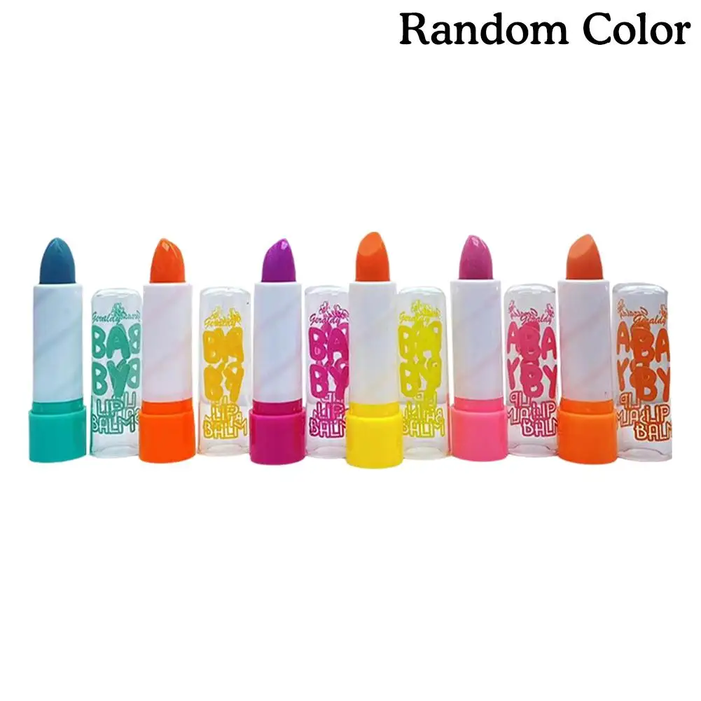 Moisturizing Lipstick Natural Plant Lip Balm Anti-cracking Lasting 1pc Random Color Moisturizing Long Gloss Lip B9O7