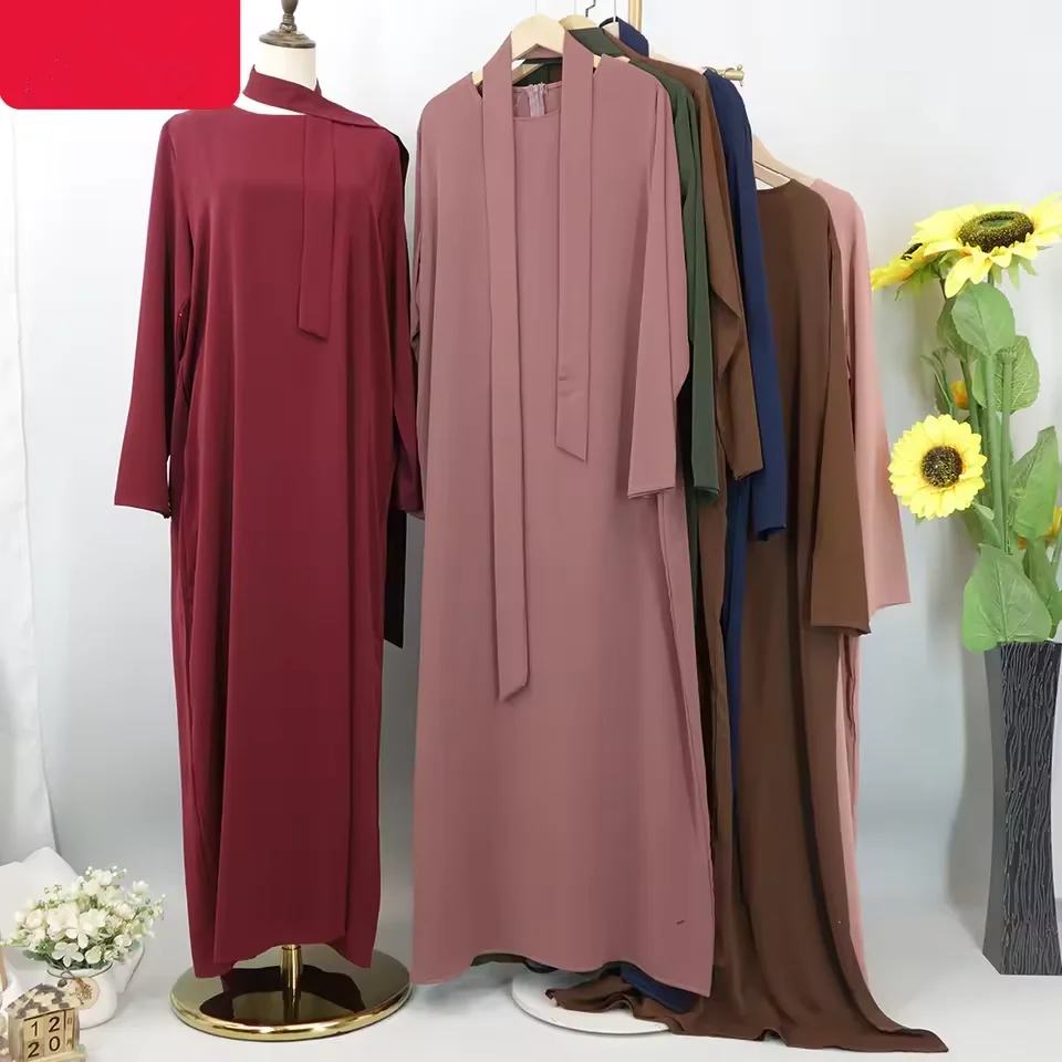 Ramadan Robe Maxi musulmane caftan turquie arabe vêtements islamiques femmes dubaï Eid Abaya Robe de soirée Robe Femme Musulman robes