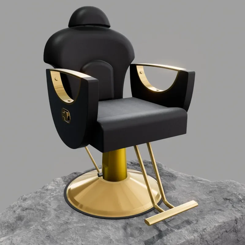 Barber Chair for Hair Salon Hydraulic Reclining Swivel Lift Barber Shop Furniture Professional Styling Chair Comfortable Seat