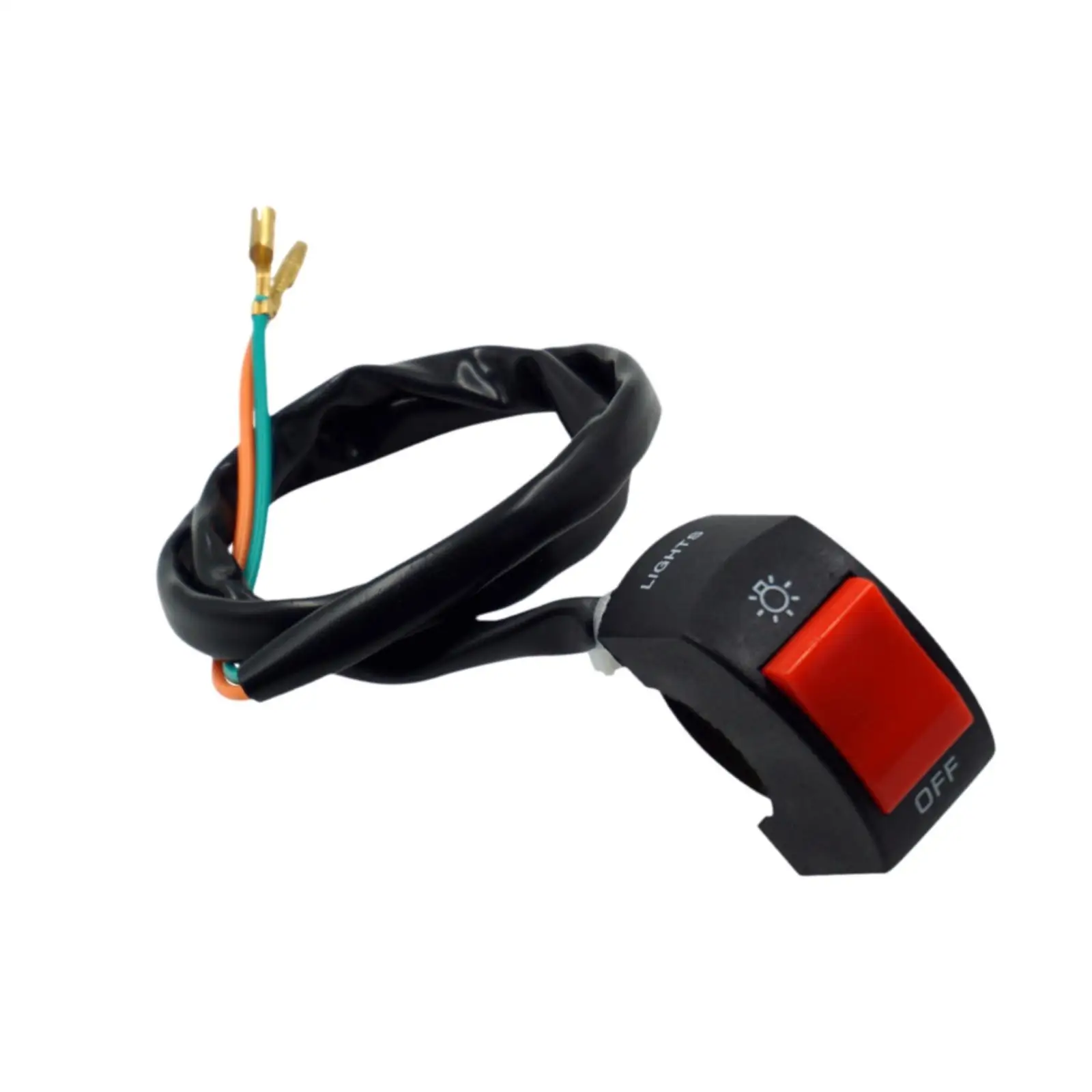 Motorcycle Handlebar Switch on Off Button Premium Reliable Easily Install High Performance Light Control for Scooter