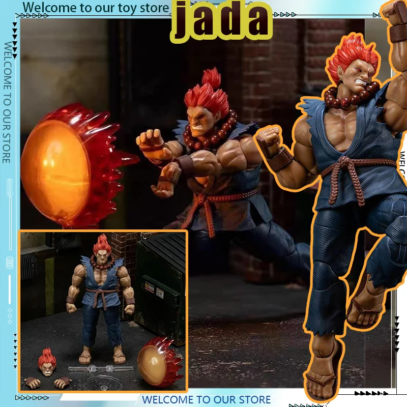 

New Jada Toys Street Fighter Gouki Figure Series 1/12 Gouki Action Figure Model Collectable Doll Digital Garage Kit Toys Gifts