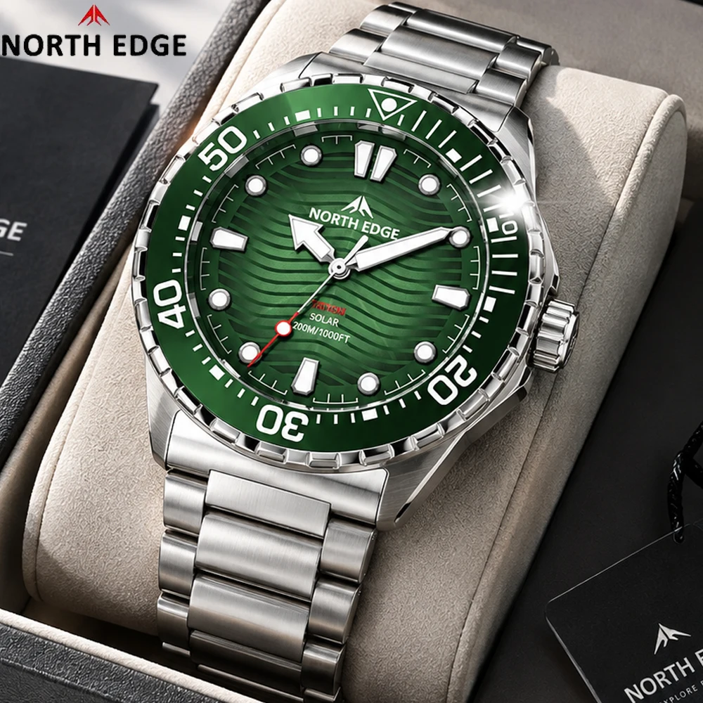 north-edge-triton-ti-titanium-solar-powered-diving-watch-luxury-quartz-watches-for-men-300m-waterproof-180-day-power-2026-new