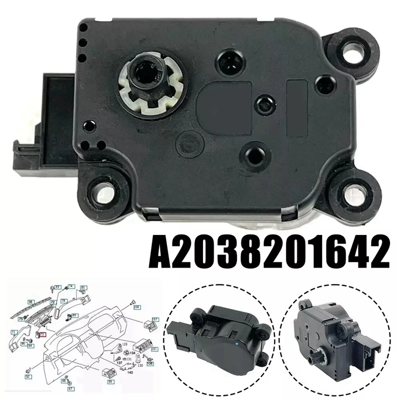 

A2038201642 Car Air Flap Motor A/C Heater Actuator For Mercedes Benz SLK C E ML CLK SL SLR G-A14Z