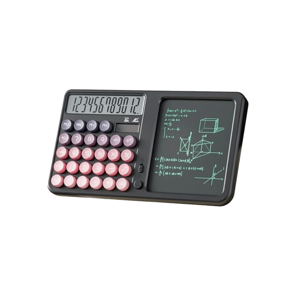 Large Display Calculator with Notepad Eye Protection Screen Multi-Functional Function Calculators with Tablet LCD Screen