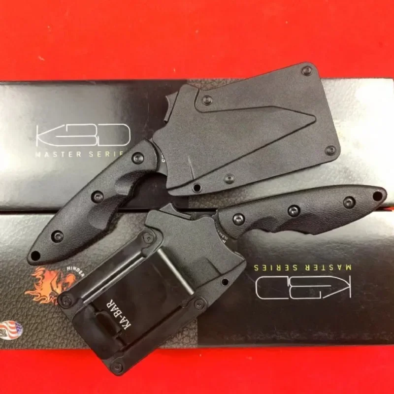 TDIHinderer Hinderance 고정 Balde 칼 (칼집 포함) 1095 고 탄소강 블레이드 야외 캠핑 칼 생존 도구