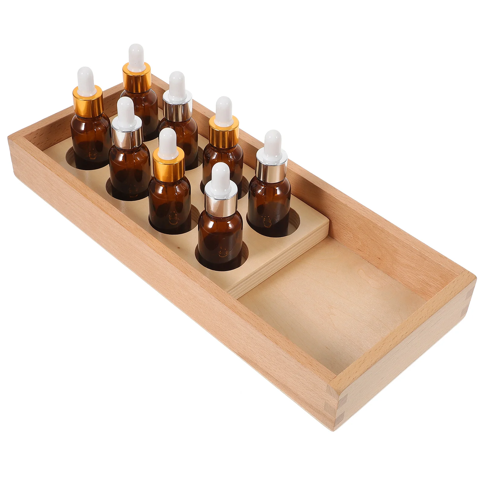 1 مجموعة خشبية طعم تحسس زجاجة مونتيسوري للأطفال الصغار ألعاب تعليمية حسية المهارات الحركية الدقيقة الطفل المعرفي