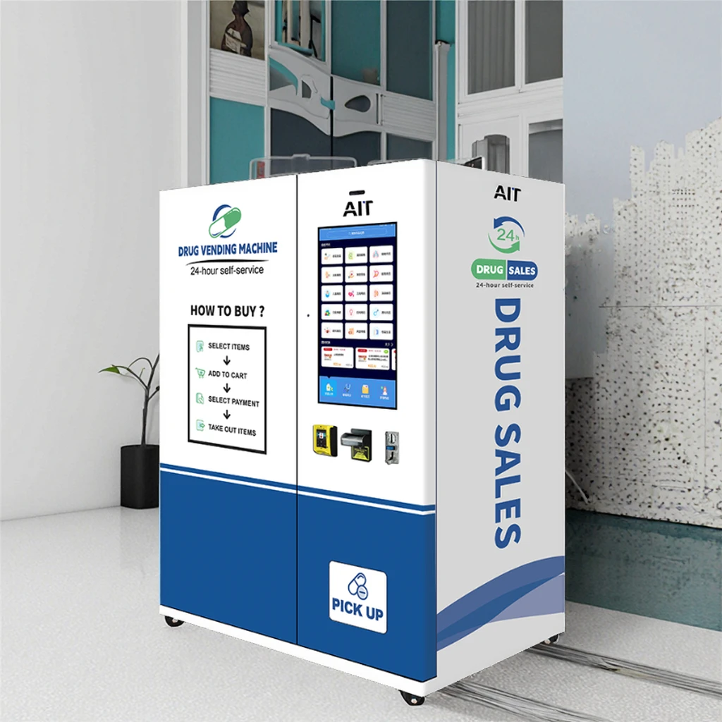 Distributore automatico di preservativi medicinali AIT 24 ore su 24 per farmaci con funzione SDK