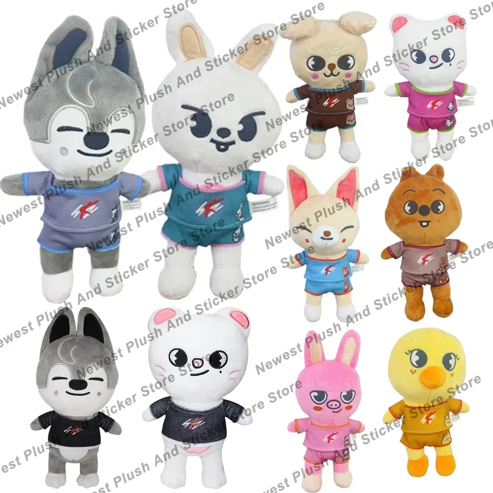 MINISO Skzoo 25cm Kpop Cartoon Stuffed Animal Plushies Stay Plush Doll Toys Kawaii JYP Adults KZ Fans Keychain Pendant Kid Gift