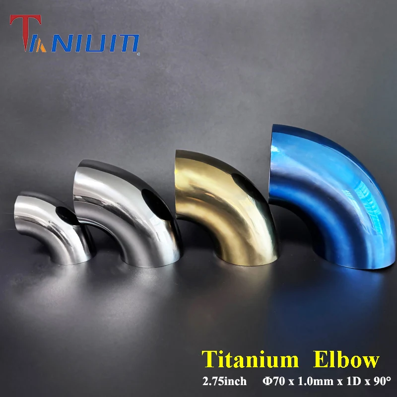 GRS 90 Degree Elbow Mandrel Bends for Exhaust Pipe Fittings 70mm Outer Diameter 1.0mm Wall Thickness R70