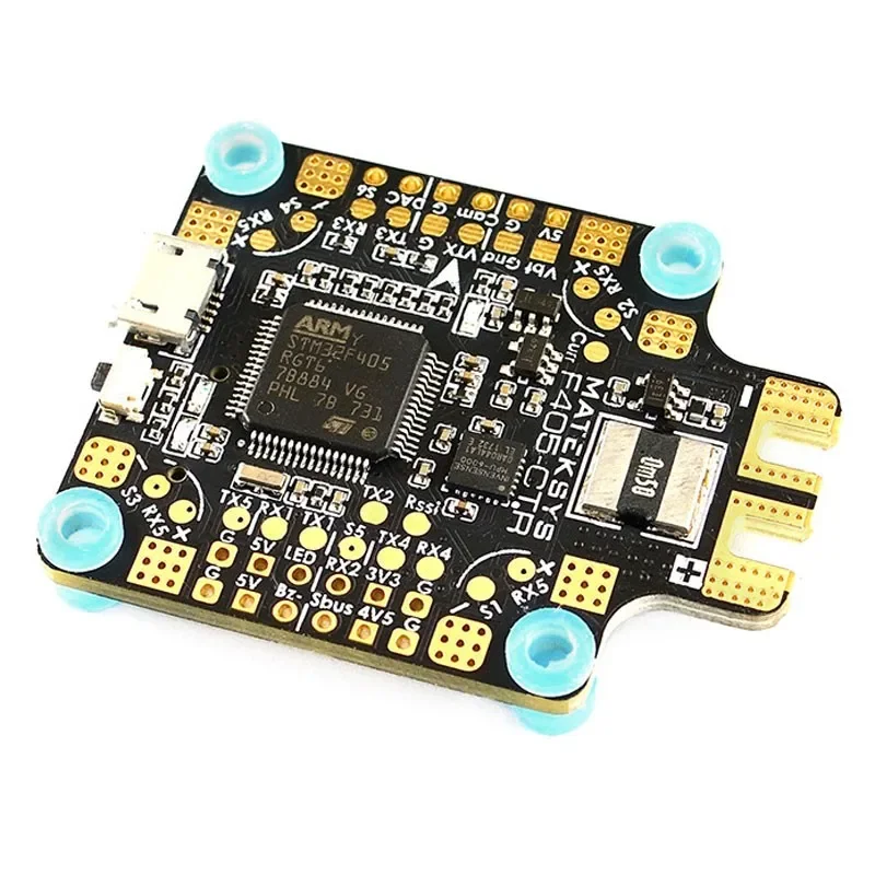 Matek System Mateksys  F405-CTR F405 BetaFlight OSD, MPU6000 BEC 5V/2A Flight Controller IANV w/OSD SD Slot DPS310 for Drone