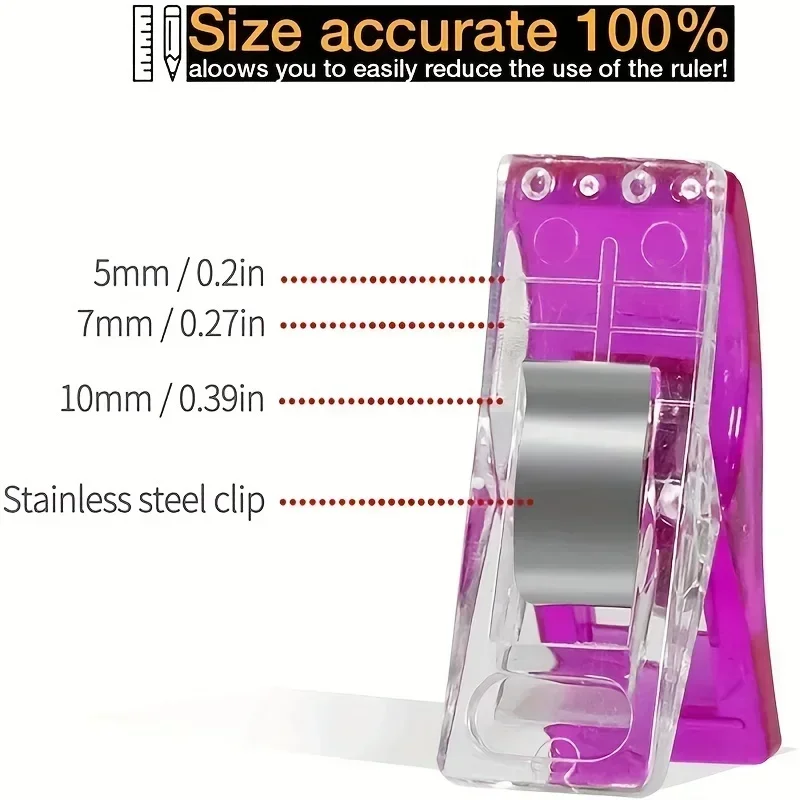 10-100PCS Sewing Clips Colorful Multipurpose Plastic Craft Crocheting Knitting Safety Securing Clothing Clips Binding Clips image 3